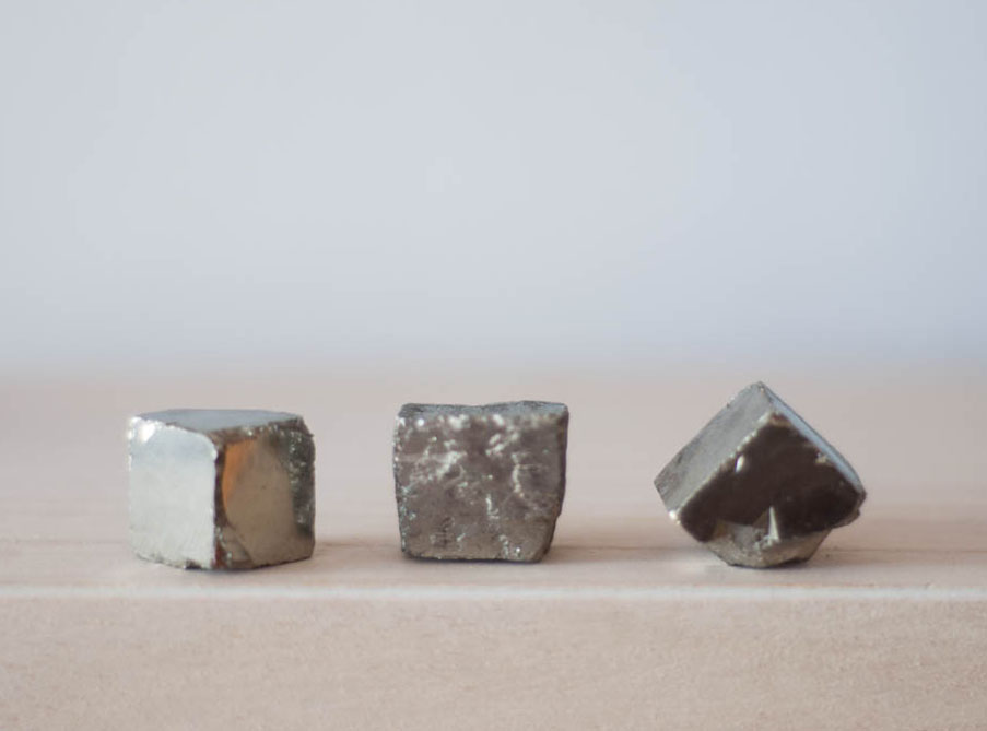 Raw Pyrite Cube medium