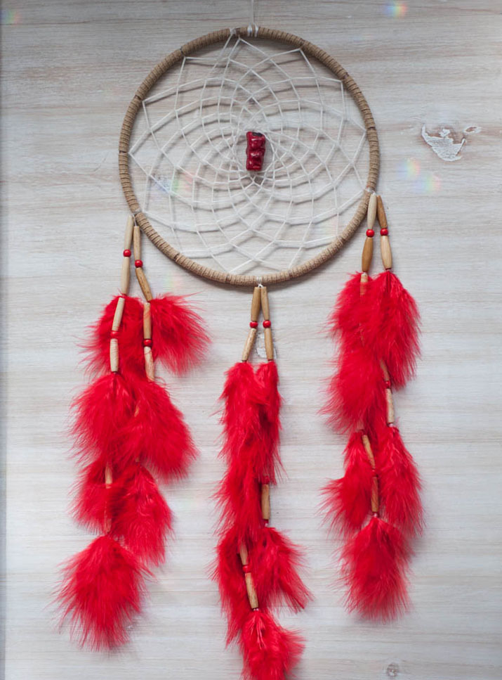Red Coral Dreamcatcher #1 - Passion