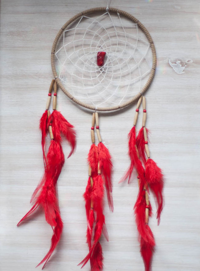 Red Coral Dreamcatcher #2 - passion