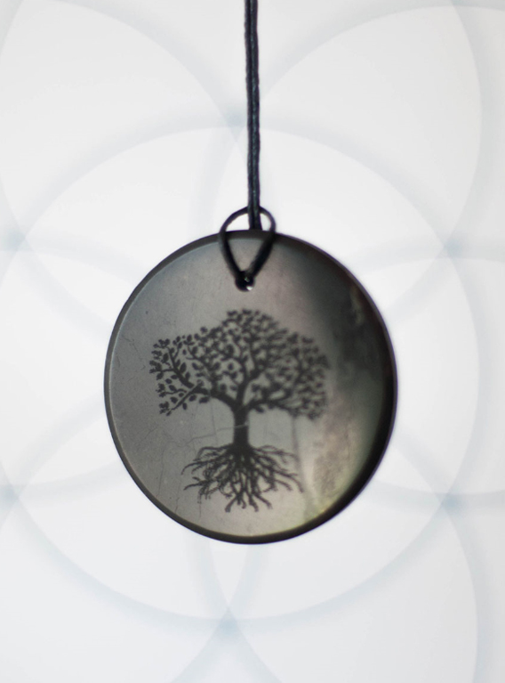Shungite Tree of Life Pendant